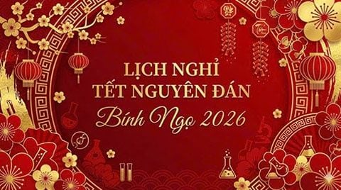 LỊCH NGHỈ TẾT NGUYÊN ĐÁN 2026