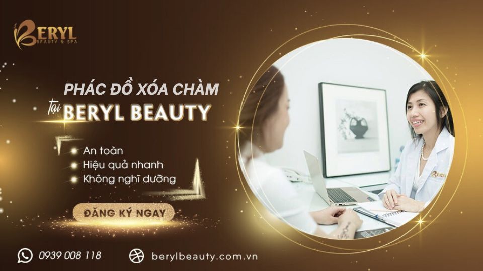 Phác đồ xóa chàm tại Beryl