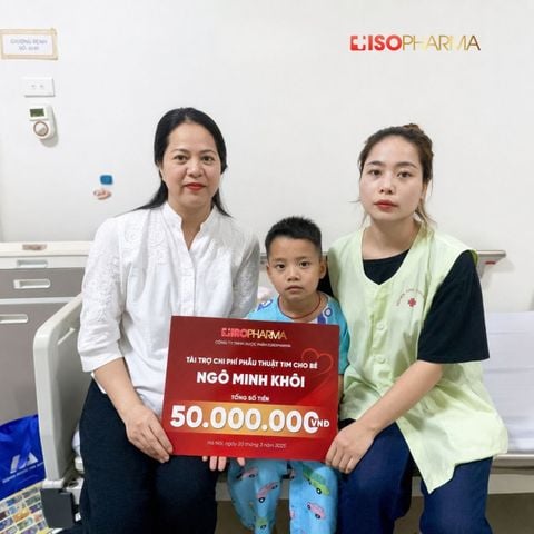 Isopharma đồng hành cùng chương trình “Trái tim cho em” – Lan tỏa yêu thương đến em nhỏ kém may mắn