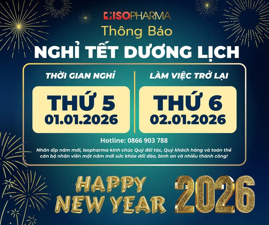 📢 THÔNG BÁO NGHỈ TẾT DƯƠNG LỊCH 2026