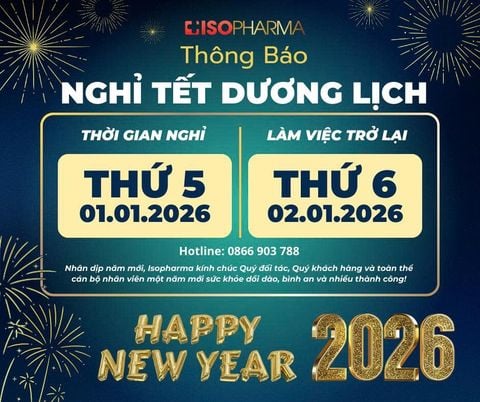 📢 THÔNG BÁO NGHỈ TẾT DƯƠNG LỊCH 2026