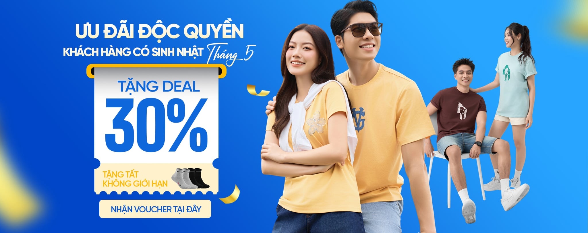 [ƯU ĐÃI ĐỘC QUYỀN] MỪNG KHÁCH HÀNG CÓ SINH NHẬT THÁNG 5 VOUCHER 30%