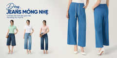 DÒNG JEANS MỎNG NHẸ – BÍ KÍP 
