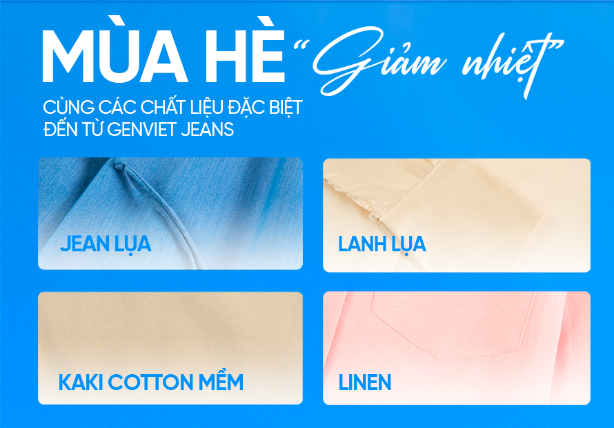 TOP 4 CHẤT LIỆU MÙA HÈ ĐƯỢC YÊU THÍCH VÌ SỰ MÁT MẺ VÀ THOÁNG KHÍ CÓ THỂ BẠN CHƯA BIẾT
