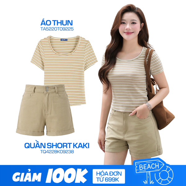 Mua combo quần short cùng áo thun tại GENVIET JEANS để được nhận ưu đãi lớn