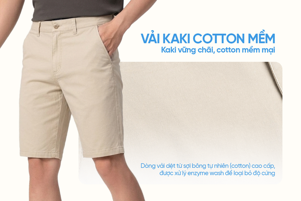 Dòng vải dệt từ sợi bông tự nhiên (cotton) cao cấp, được xử lý enzyme wash để loại bỏ độ cứng