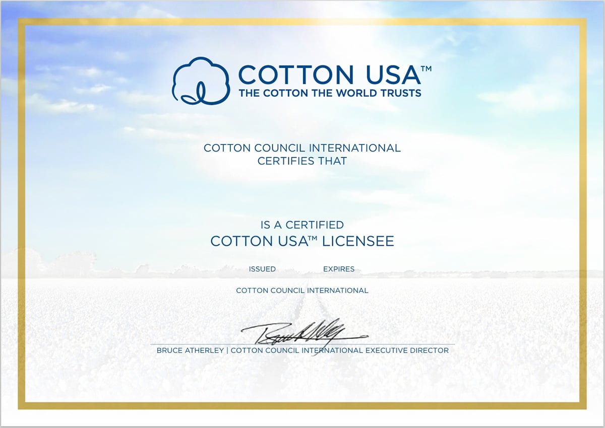 Chứng nhận Cotton USA của GENVIET JEANS