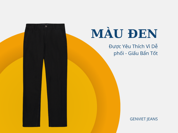 Quần jean nữ màu đen