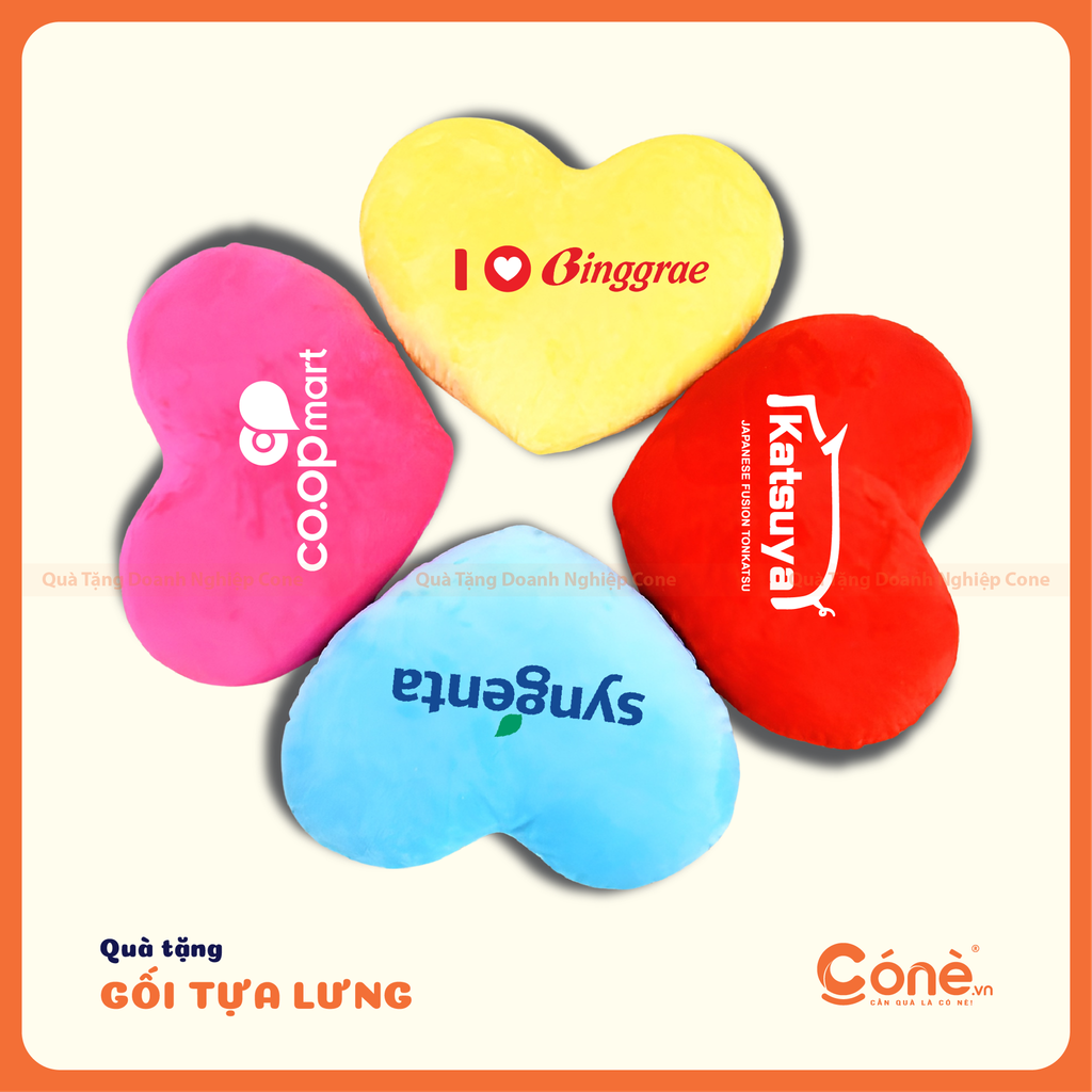 gối tựa lưng trái tim 4