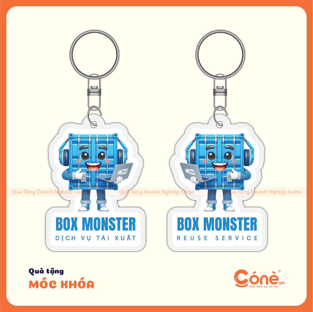 Móc khóa nhựa 3