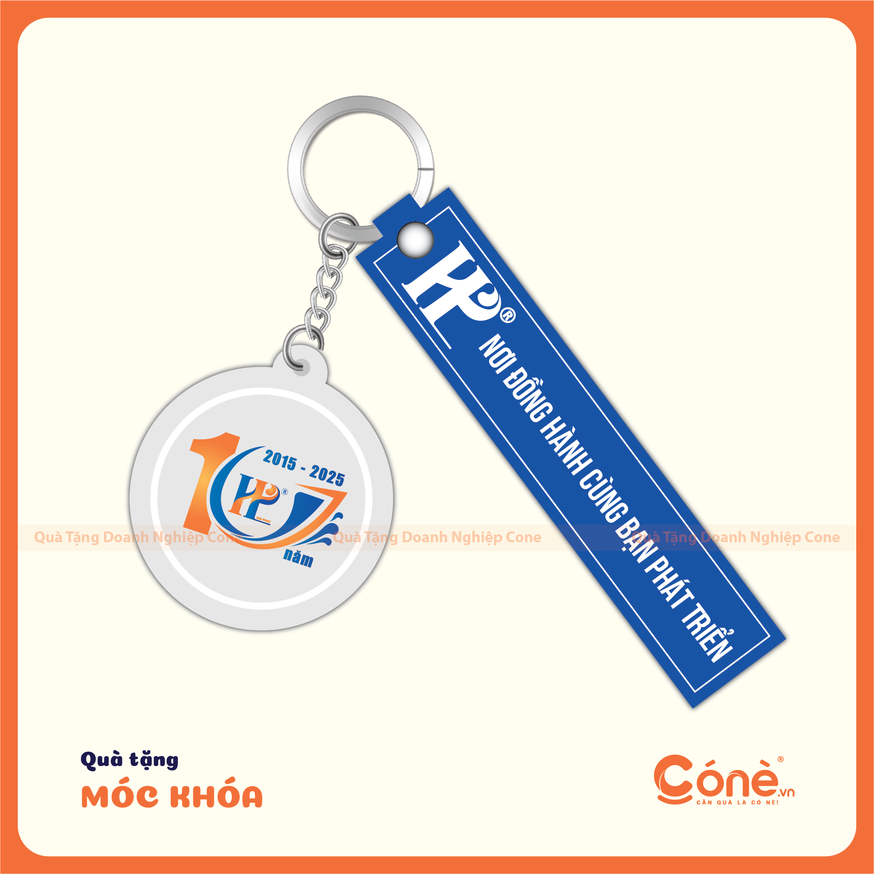 móc khóa dây cao su