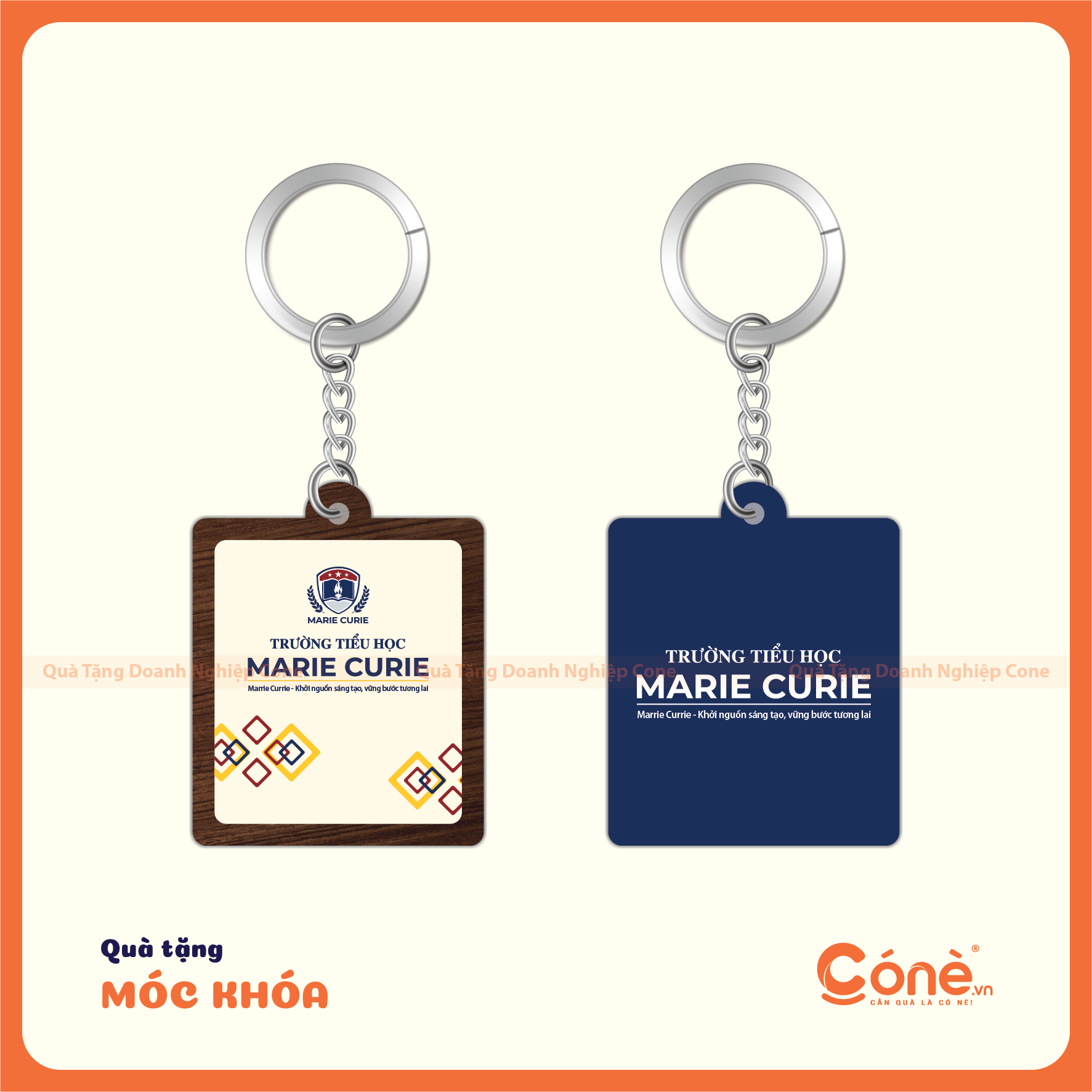 móc khóa gỗ