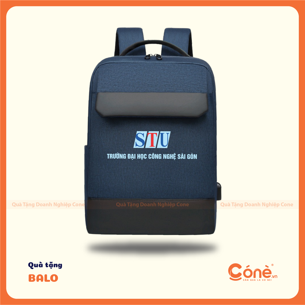 Balo in logo quà tặng tuyển sinh cho trường học và đại học