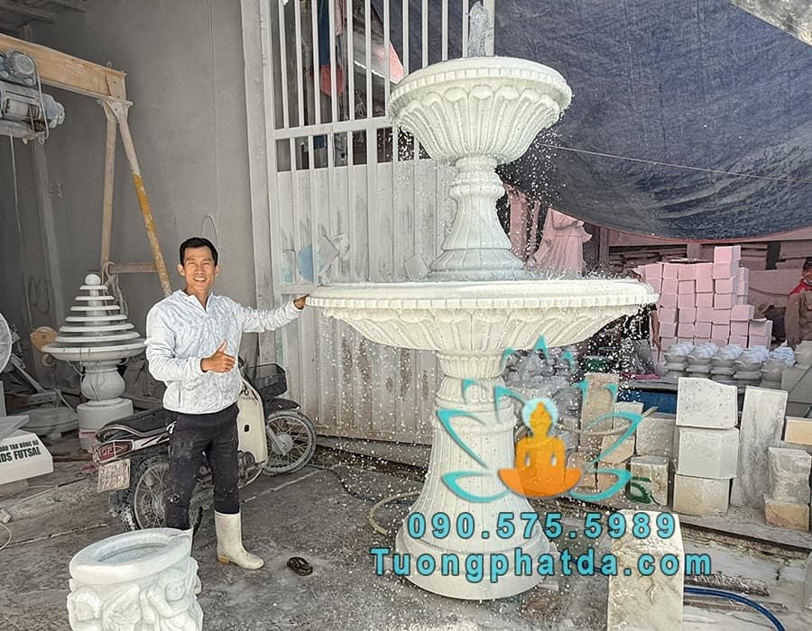 Chuyên Đài Phun Nước Đá Phong Thủy Đẹp Tại Cao Bằng