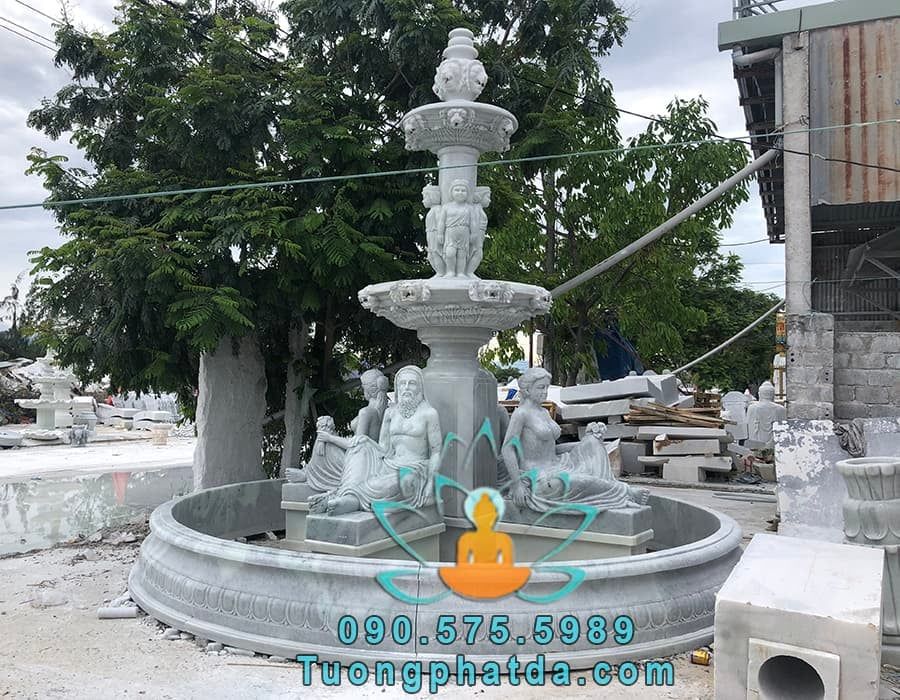 Đài Phun Nước Đá La Mã Đẹp Tại Sơn La