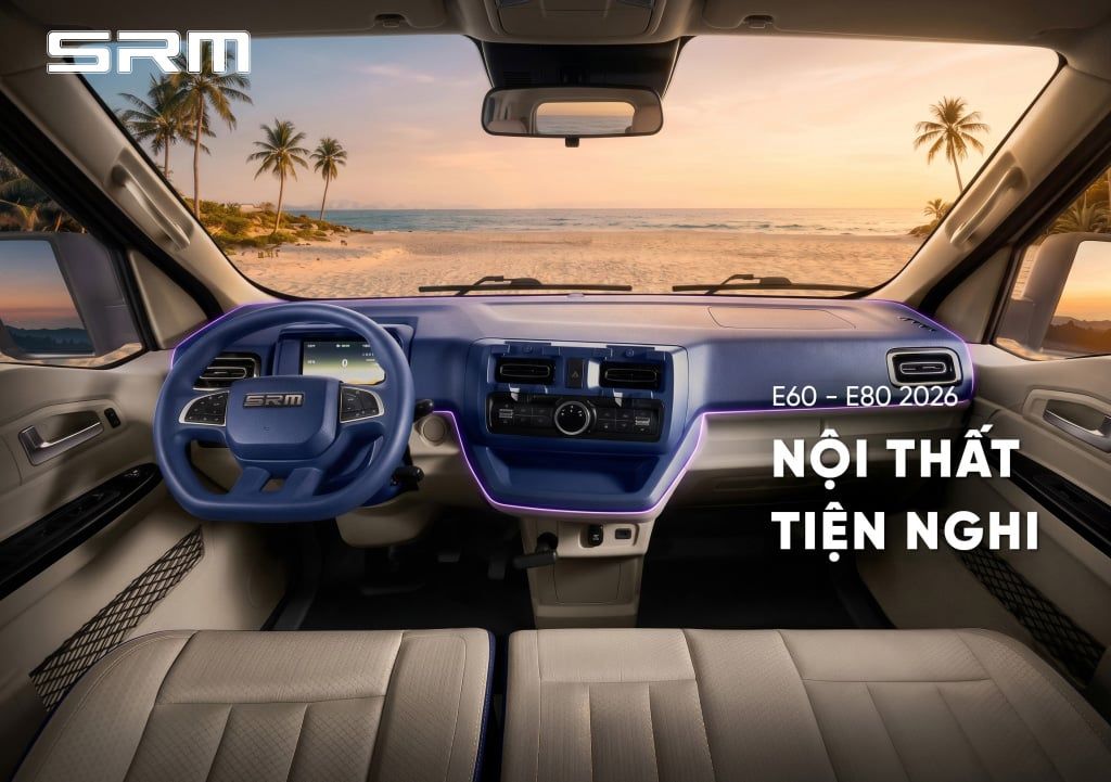 xe van điện srm e80