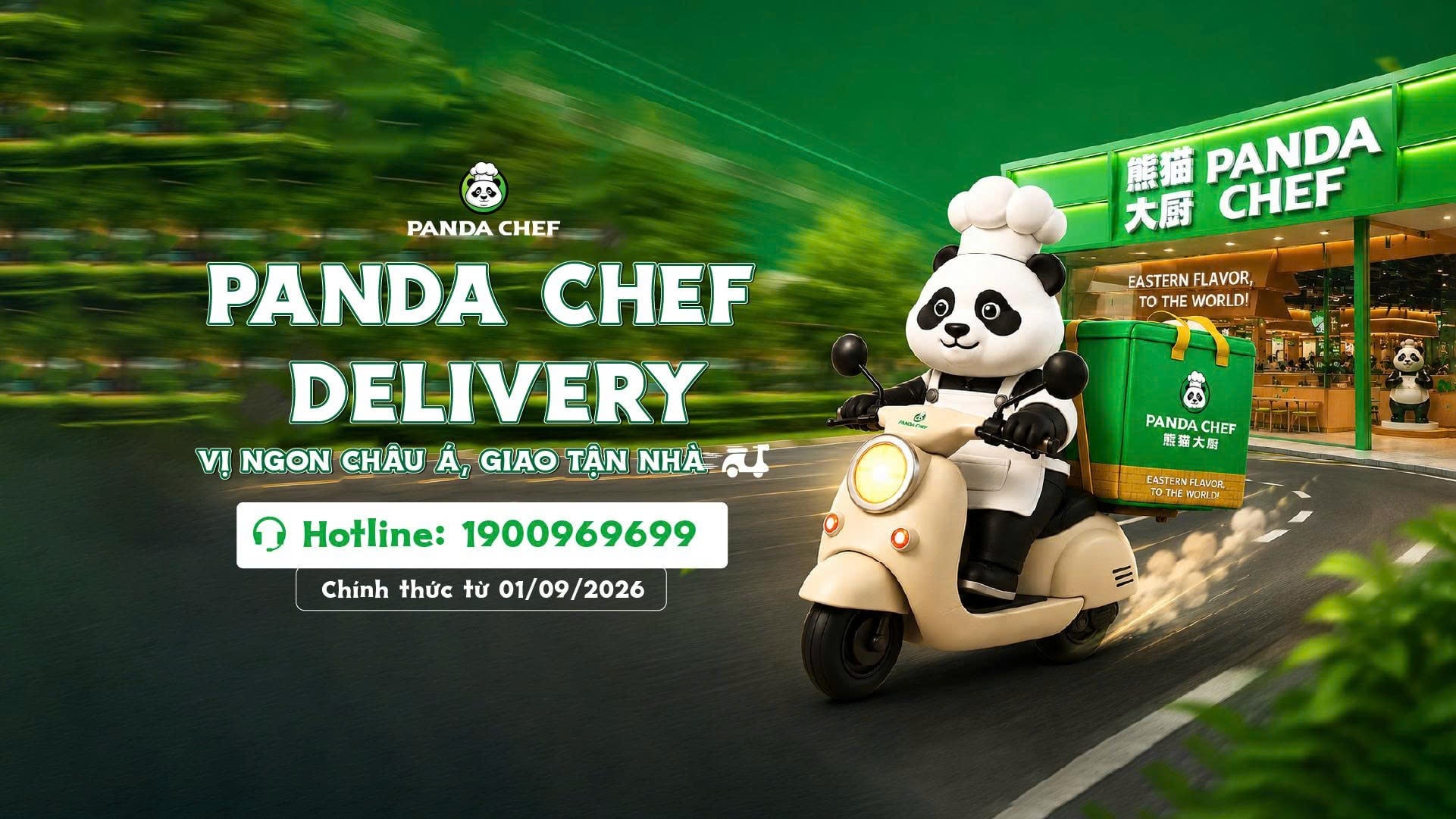 PANDA CHEF DELIVERY, VỊ NGON CHÂU Á – DỄ CHỌN, DỄ ĐẶT, GIAO TẬN NƠI