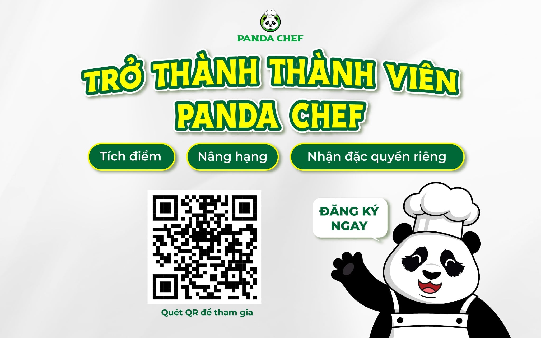 CHƯƠNG TRÌNH KHÁCH HÀNG THÂN THIẾT PANDA CHEF