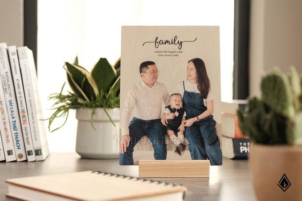 Gợi ý tranh gỗ in hình làm quà tặng gia đình