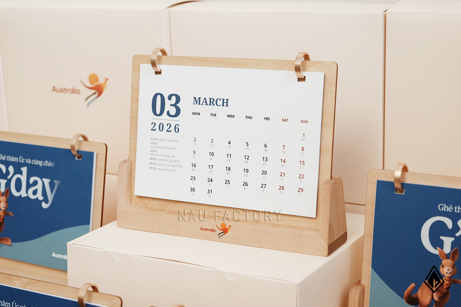 set quà gỗ