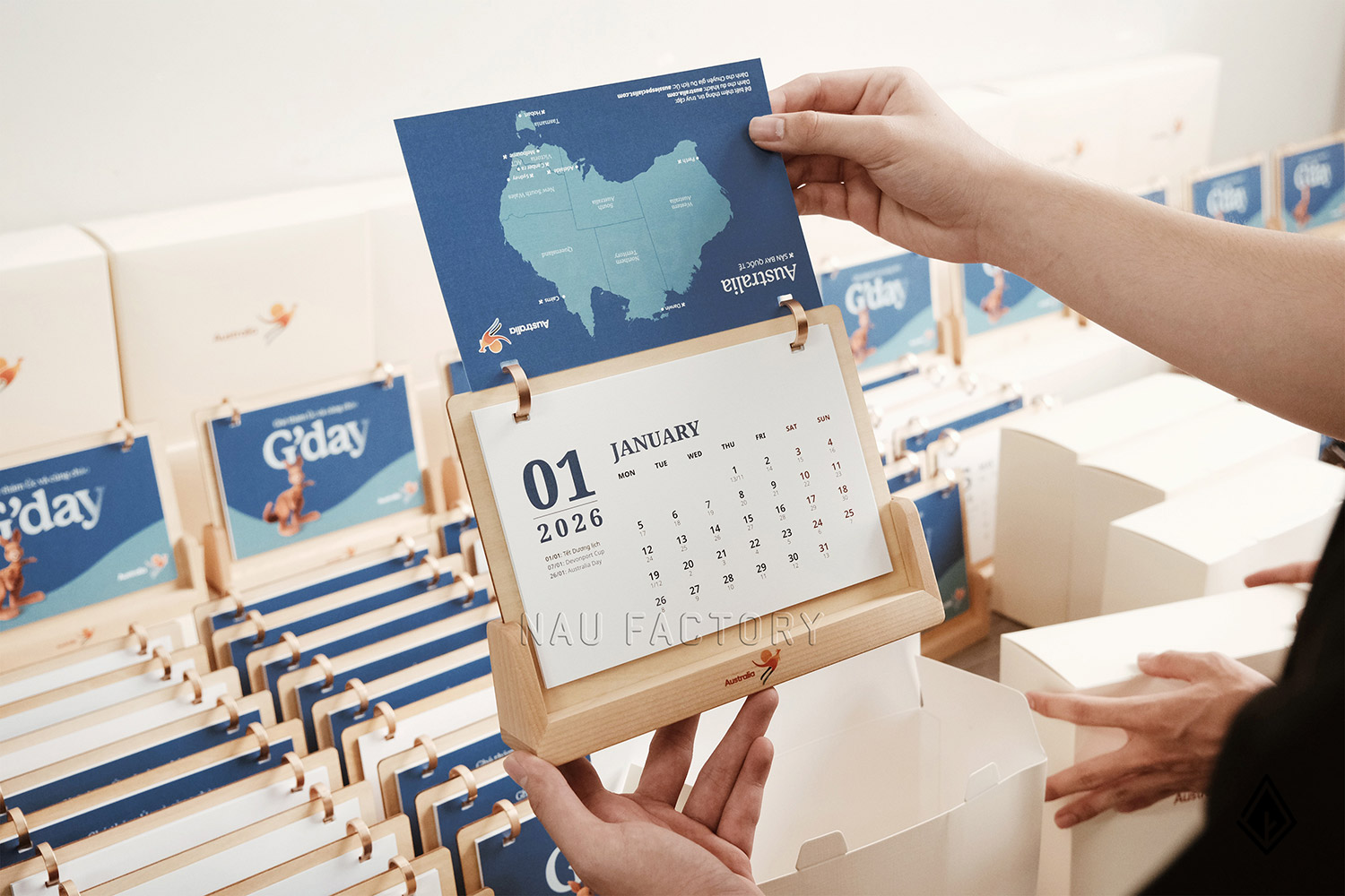 set quà gỗ