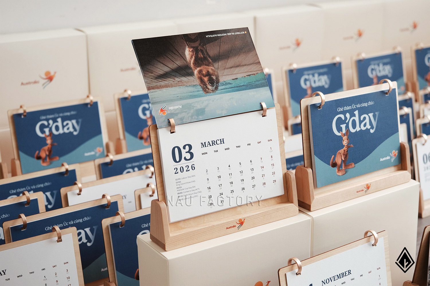 set quà gỗ