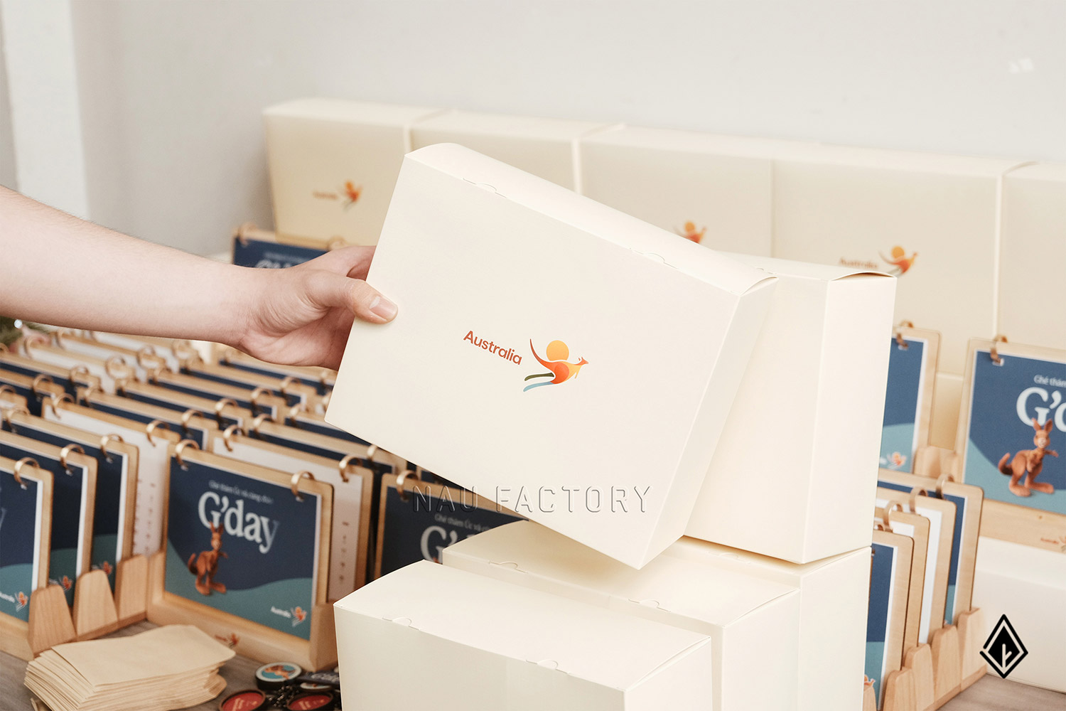 set quà gỗ