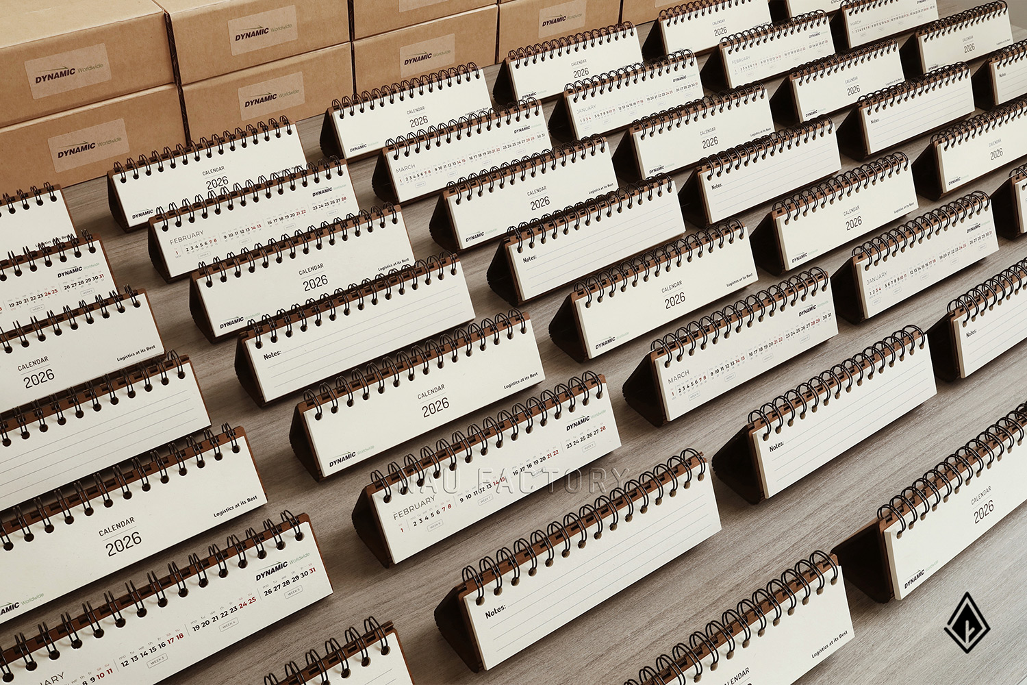 lịch gỗ form ngang