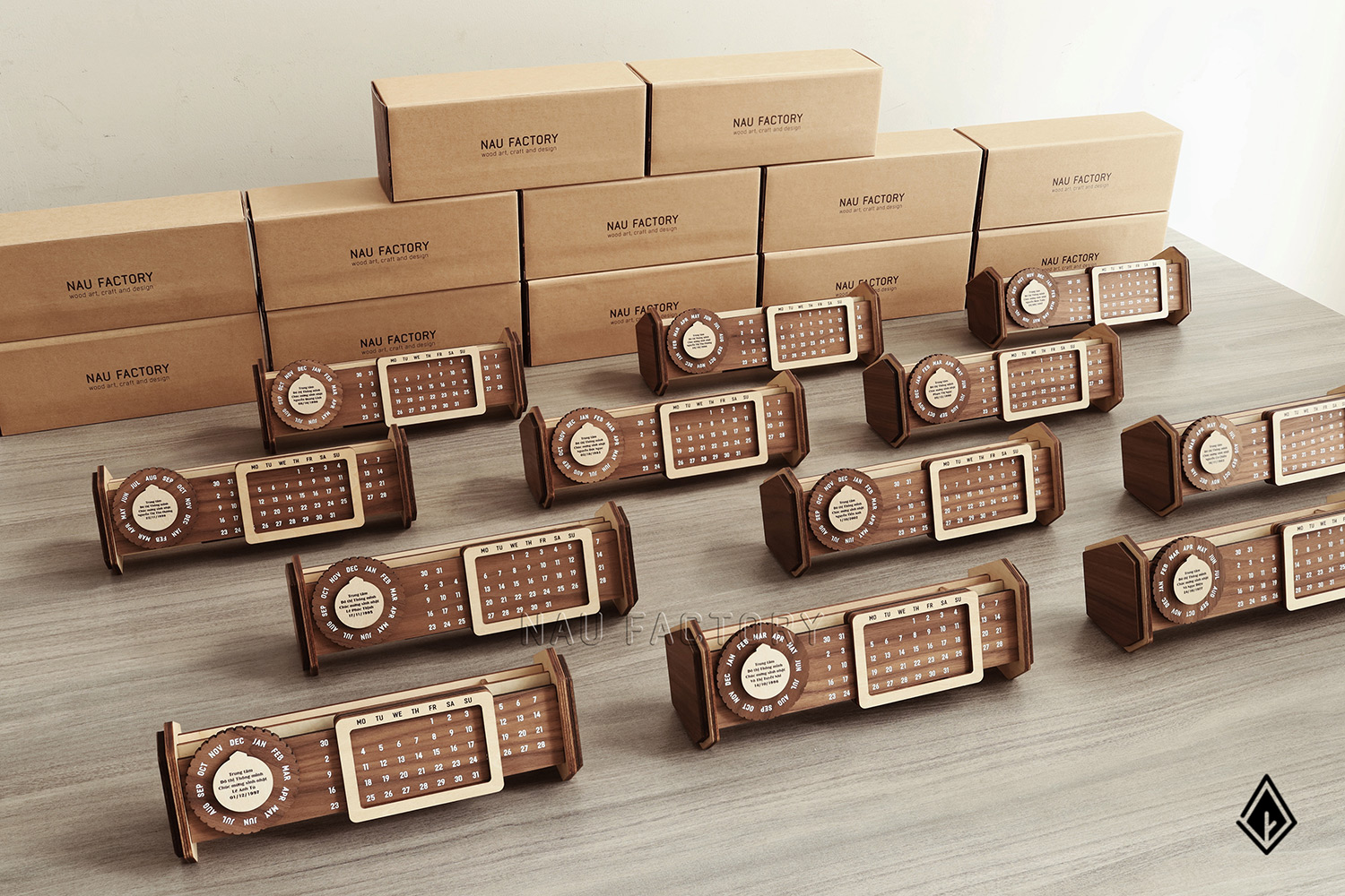 lịch gỗ vạn niên