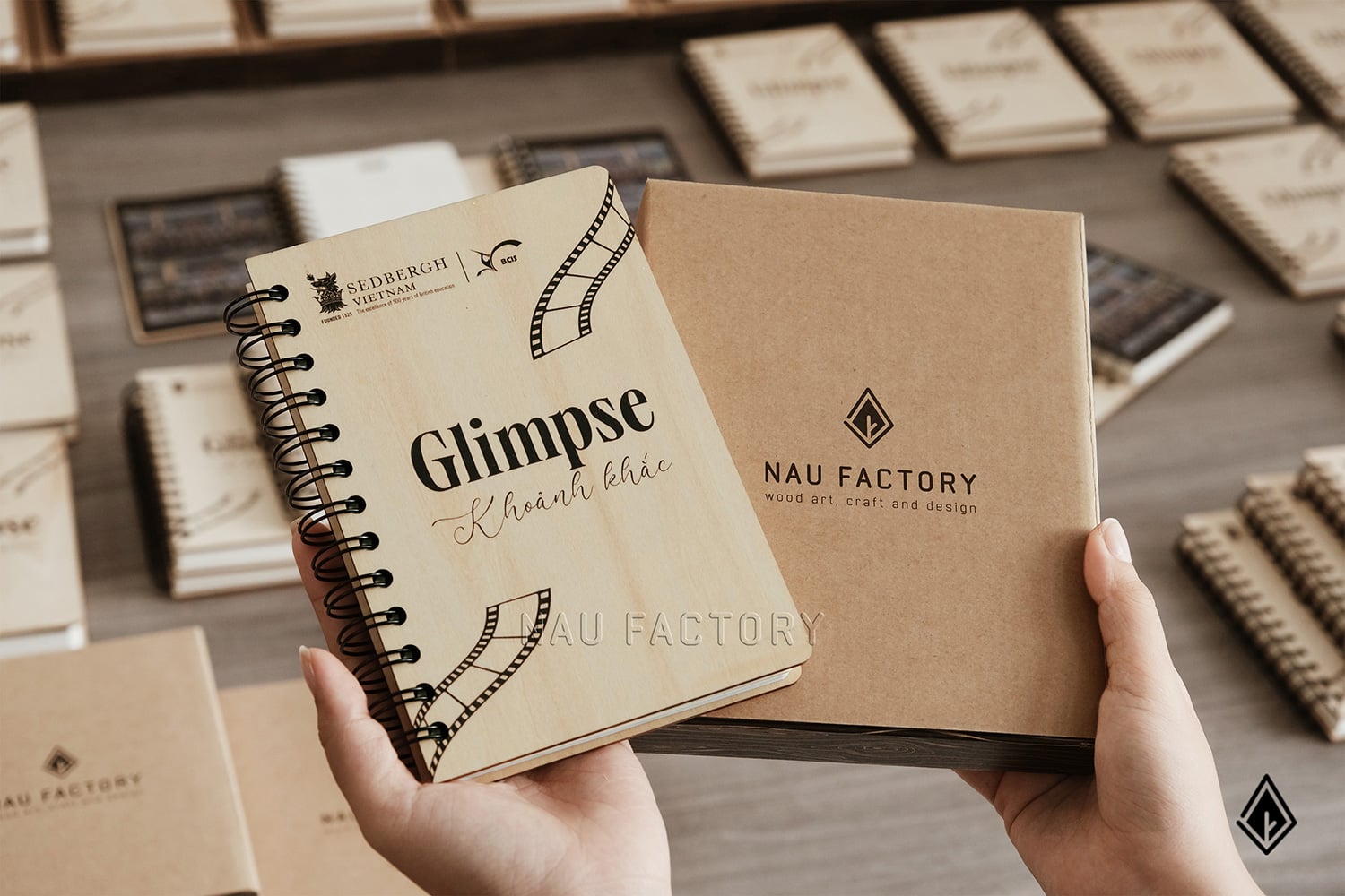 sổ tay gỗ