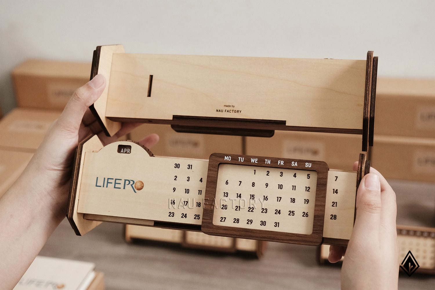 set quà tặng gỗ