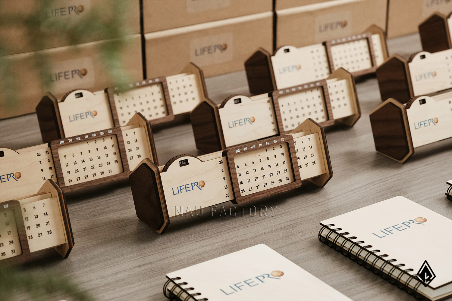 set quà tặng gỗ