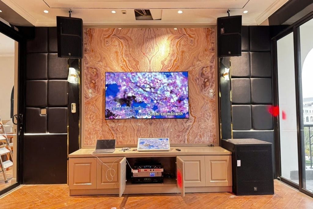Thi Công Hệ Thống Karaoke Gia Đình Cao Cấp Tại Nhà Anh Hiển – Ocean Park 2