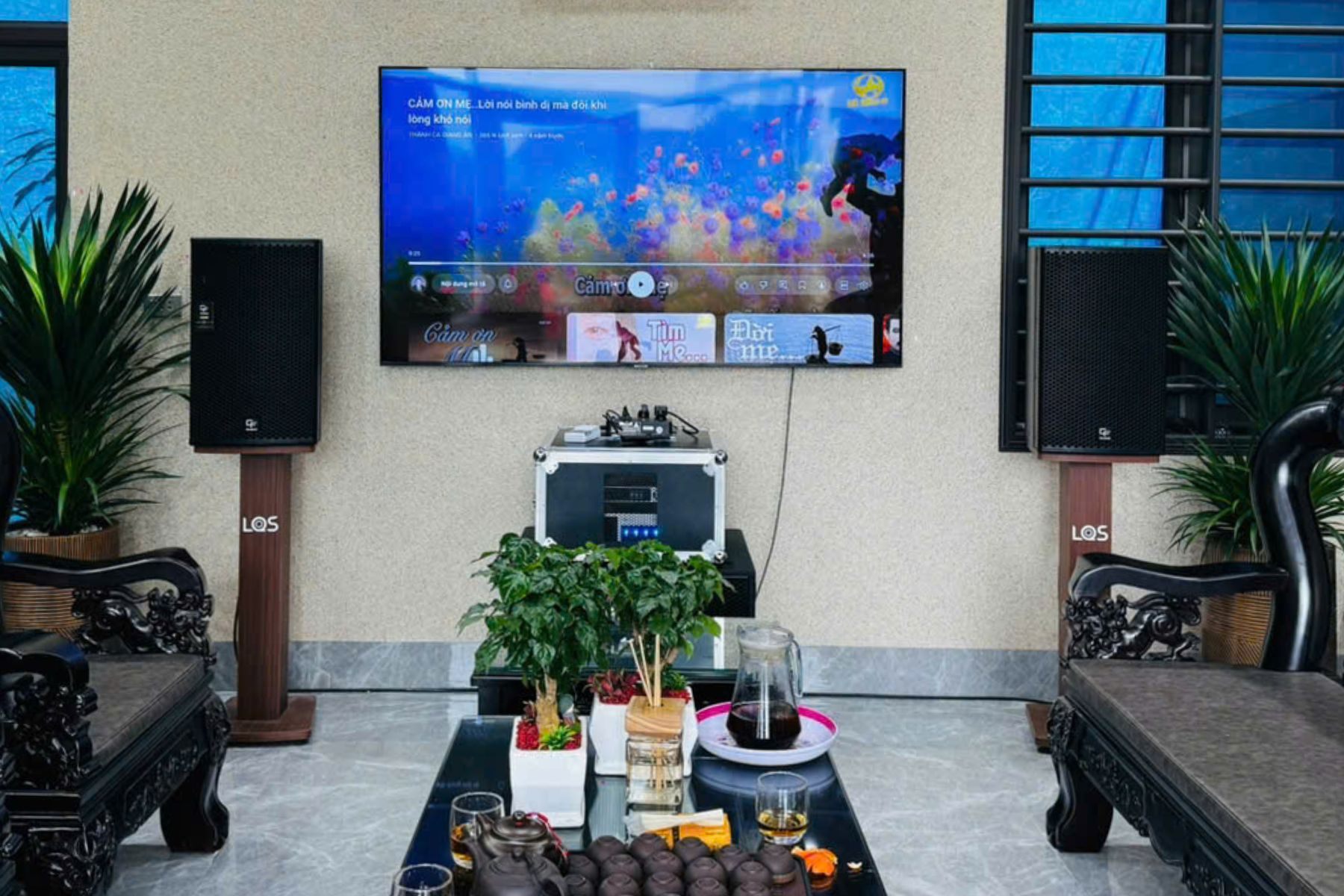 Thi Công Dàn Karaoke Gia Đình Cho Anh Nam Ở Bỉm Sơn