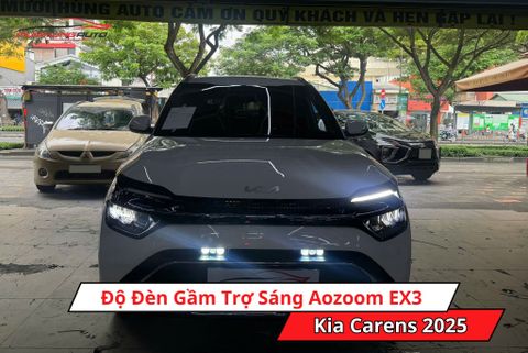 Độ Đèn Gầm Trợ Sáng Aozoom EX3 Cho Xe Kia Carens 2025