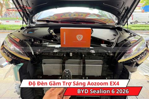 Độ Đèn Gầm Trợ Sáng Aozoom EX4 Cho Xe BYD Sealion 6 2026