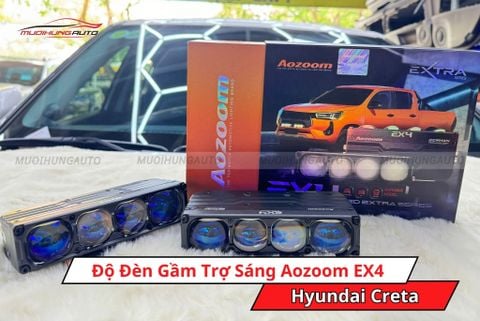 Độ Đèn Gầm Trợ Sáng Aozoom EX4 Cho Xe Hyundai Creta