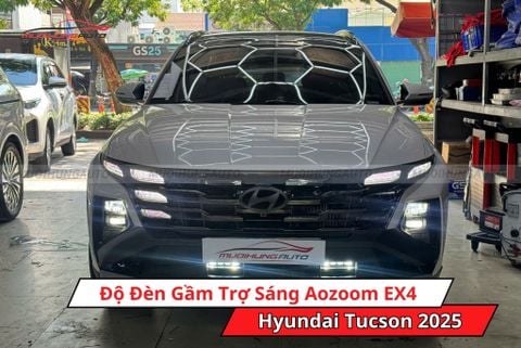 Độ Đèn Gầm Trợ Sáng Aozoom EX4 Cho Xe Hyundai Tucson 2025