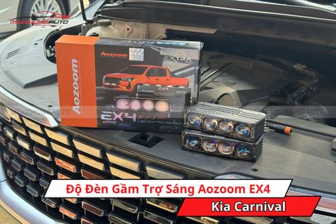 Độ Đèn Gầm Trợ Sáng Aozoom EX4 Cho Xe Kia Carnival