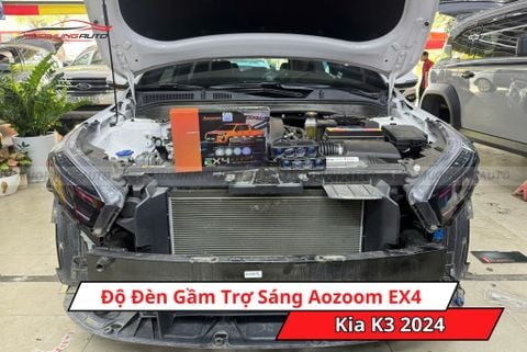 Độ Đèn Gầm Trợ Sáng Aozoom EX4 Cho Xe Kia K3 2024