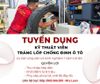 MƯỜI HÙNG AUTO TUYỂN DỤNG KỸ THUẬT VIÊN TRÁNG LỐP CHỐNG ĐINH Ô TÔ
