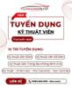 MƯỜI HÙNG AUTO TUYỂN DỤNG KỸ THUẬT VIÊN