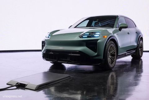 Porsche Cayenne EV Thuần Điện Ra Mắt: Hơn 1.000 Mã Lực, Sạc Không Dây