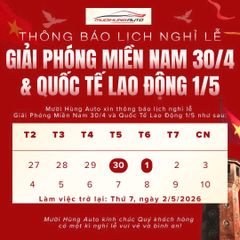 Thông báo Lịch Nghỉ Lễ 30/4 - 1/5