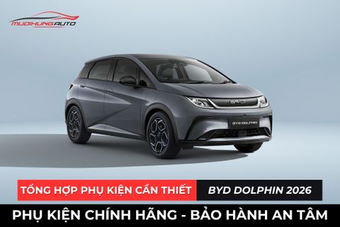 Tổng Hợp Phụ Kiện Cần Thiết Cho Xe  BYD Dolphin 2026