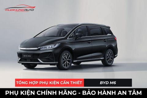 Tổng Hợp Phụ Kiện Cần Thiết Cho Xe BYD M6