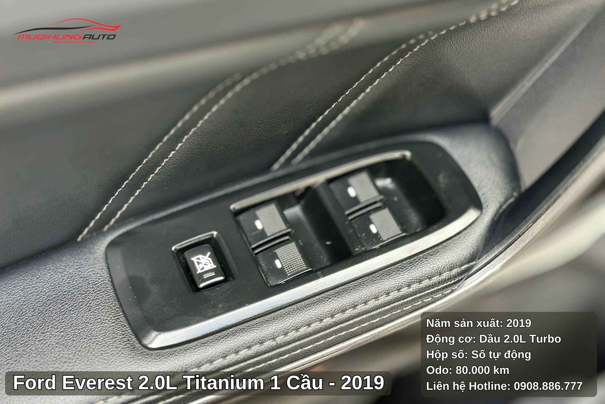 Ford Everest 2.0L Titanium 1 cầu 2019 tích hợp đầy đủ tiện nghi, an toàn và cao cấp