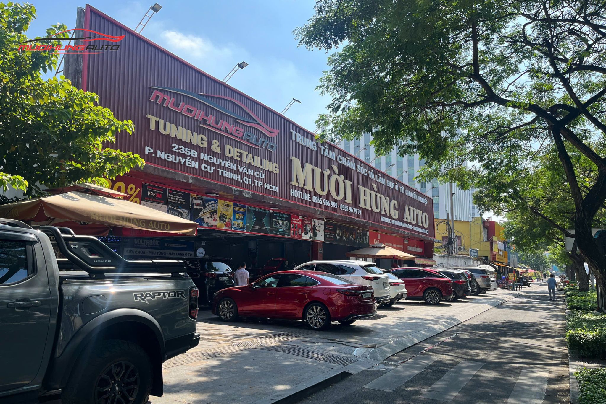 Mười Hùng Auto - Địa chỉ độ lip pô Mercedes nguyên khối cho Hyundai Tucson 2012 uy tín