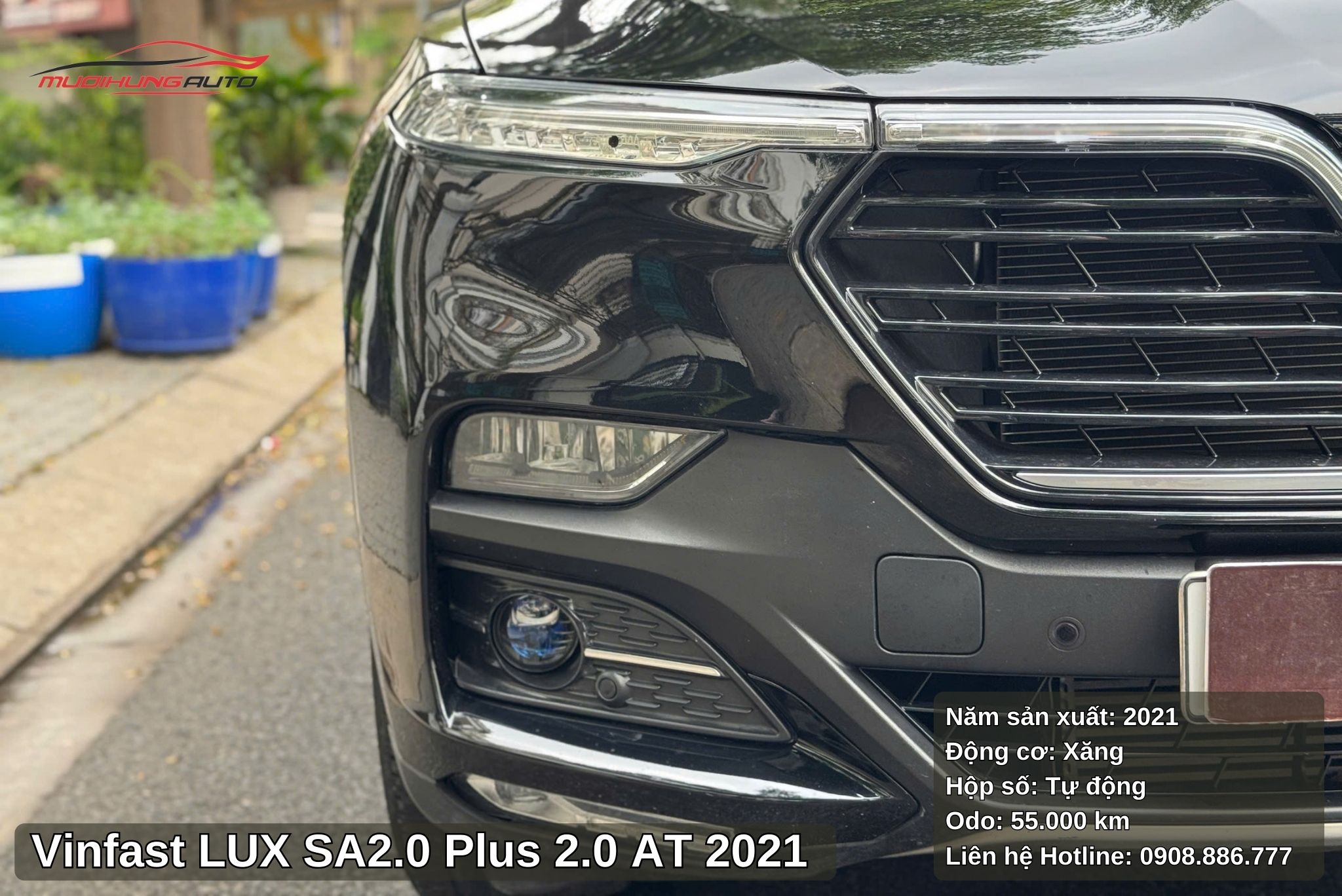 Vinfast LUX SA2.0 Plus 2.0 AT 2021 được trang bị hệ thống chiếu sáng hiện đại