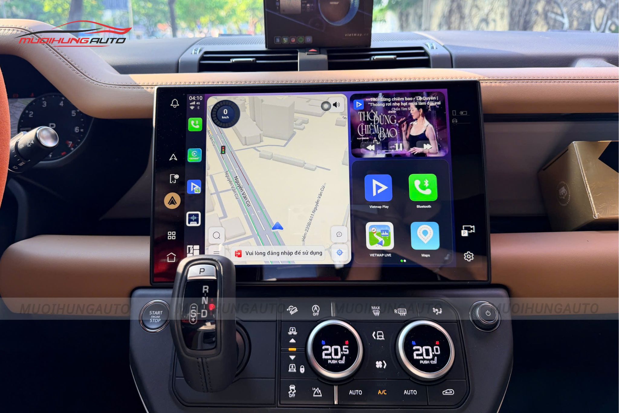 Android Box cho Land Rover Defender 2025